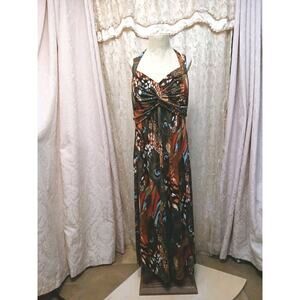 Exotic Sundress Maxi Plus Sz 2X Peacock Halter Bodycon Disco Babydoll Coquette
